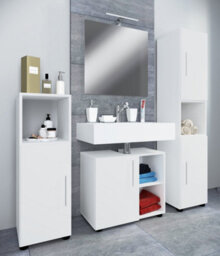 Vcm 4-Piece Bathroom Furniture Set Complete Flandu Ill - thumbnail 3