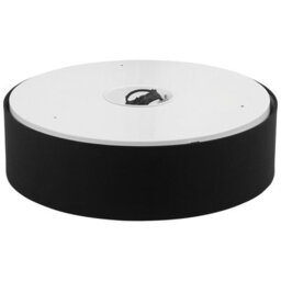 Beliani Flush Ceiling Lamp 45Cm Black Polycotton Drum Shade - Boho Contemporary - thumbnail 4