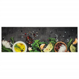 Berkfield Kitchen Rug Washable Spices 60X180 Cm Velvet - thumbnail 2