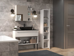 Nel Ii Bathroom Cabinet Gloss White - thumbnail 5