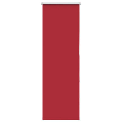 Berkfield Durable Roller Blind Blackout Red 60X150 Cm Fabric Width 55.7 Cm Polyester - image 1