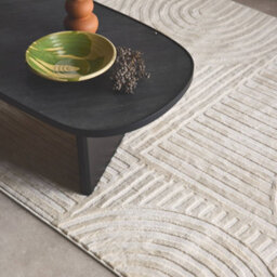 Sweeek - Jenny Indoor Rug With Arches Graphic Pattern, Short Pile, Cream, 200 X 290 Cm - thumbnail 4