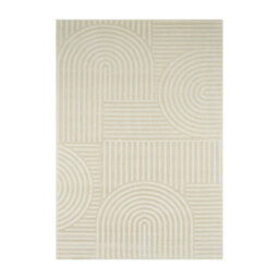Sweeek - Jenny Indoor Rug With Arches Graphic Pattern, Short Pile, Cream, 200 X 290 Cm - thumbnail 2