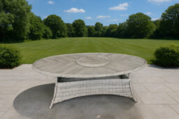 Rattan Garden Furniture Premium Oval Dining Set - thumbnail 3