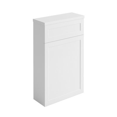 Plum&clay Belmont White Traditional Back To Wall Toilet Wc Unit Matt Finish - image 1