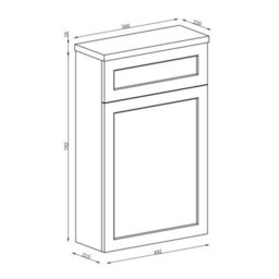 Plum&clay Belmont White Traditional Back To Wall Toilet Wc Unit Matt Finish - thumbnail 7