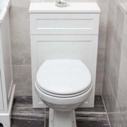 Plum&clay Belmont White Traditional Back To Wall Toilet Wc Unit Matt Finish - thumbnail 3