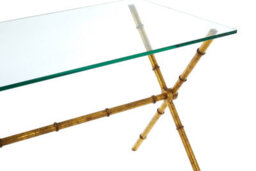 Premier Housewares Interiors By Premier Unique Design Console Table, Elegant Console Table With Drawers For Livingroom, Glass Top Console Table - thumbnail 5