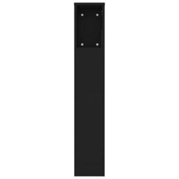 Vidaxl Headboard Cabinet Black 220X18.5X104.5 Cm Headboard Cabinets - thumbnail 5