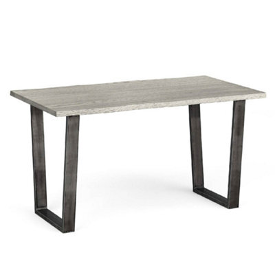 Soho Grey 140Cm Dining Table Seats 4 - By Roseland Furniture - image 1