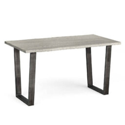 Soho Grey 140Cm Dining Table Seats 4 - By Roseland Furniture - thumbnail 1