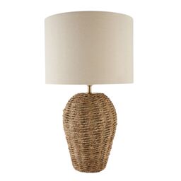 Harbour Studio Arnbeck Teardrop Natural Rattan Effect Table Lamp - thumbnail 2