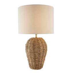 Harbour Studio Arnbeck Teardrop Natural Rattan Effect Table Lamp - thumbnail 3