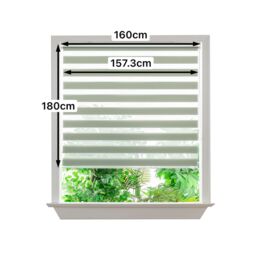 GoodHome Elin Corded Celadon Green Day & Night Roller Blind (W)160Cm (L)180Cm - thumbnail 7