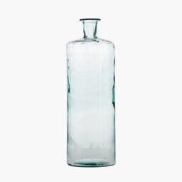Pacific Lifestyle Tall Clear Recycled Glass Bottle Vase - thumbnail 2