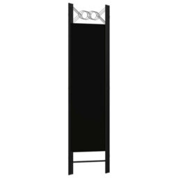 Vidaxl 3-Panel Room Divider Black 120X180 Cm Room Dividers - thumbnail 4