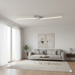 Urbn-Living Urbnliving 1M Warm White Led Hanging Ceiling Light Bar Fixture With Bulb Included - thumbnail 1
