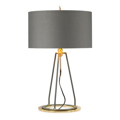 Elstead Lighting Ferrara 1Lt Table Lamp Finish: Dark Grey Wired: 1X60W E27 220-240V 50Hz - image 1