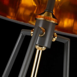 Elstead Lighting Ferrara 1Lt Table Lamp Finish: Dark Grey Wired: 1X60W E27 220-240V 50Hz - thumbnail 3