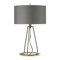 Elstead Lighting Ferrara 1Lt Table Lamp Finish: Dark Grey Wired: 1X60W E27 220-240V 50Hz - thumbnail 2