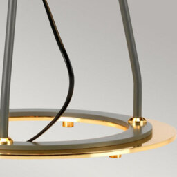 Elstead Lighting Ferrara 1Lt Table Lamp Finish: Dark Grey Wired: 1X60W E27 220-240V 50Hz - thumbnail 5
