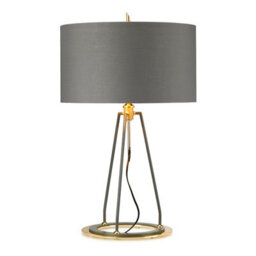 Elstead Lighting Ferrara 1Lt Table Lamp Finish: Dark Grey Wired: 1X60W E27 220-240V 50Hz - thumbnail 1