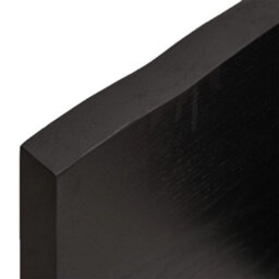 Berkfield Wall Shelf Dark Brown 160X60X(2-4) Cm Treated Solid Wood Oak - thumbnail 9