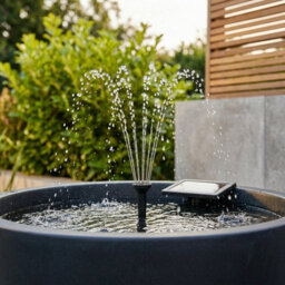 Smart Garden Solar Sunjet 300 Pond Fountain Water Feature Bird Bath 1M Fountain - thumbnail 2