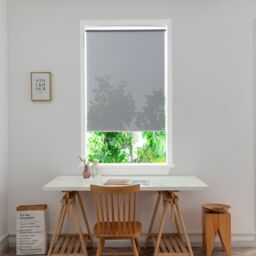 GoodHome Badallo Corded Concrete Grey Daylight & Thermal Roller Blind (W)90Cm (L)180Cm - thumbnail 8