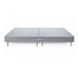 Divan Base Direct Blossom Modern Square Paneled Fabric Bed Base Only 4Ft6 Double- Marlow Dove - thumbnail 2