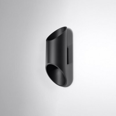 Sollux Lighting Penne Aluminium Black 1 Light Classic Wall Light