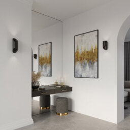 Sollux Lighting Penne Aluminium Black 1 Light Classic Wall Light - thumbnail 7