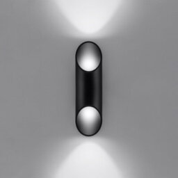 Sollux Lighting Penne Aluminium Black 1 Light Classic Wall Light - thumbnail 2