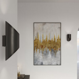 Sollux Lighting Penne Aluminium Black 1 Light Classic Wall Light - thumbnail 8