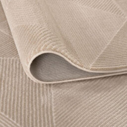 The Rugs Carmel Beige Abstract Area Rug And Runner Non Shedding, Stain Resistant, Soft - thumbnail 3