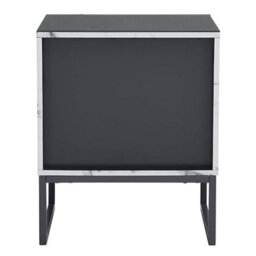 Furniture in Fashion Strada Gloss Bedside Cabinet And 2 Drawer In Diva Marble Effect - thumbnail 8