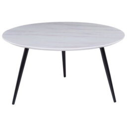 Beliani Coffee Table Effie White Marble - thumbnail 1