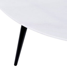 Beliani Coffee Table Effie White Marble - thumbnail 4