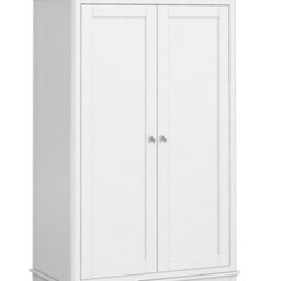 Chester White Double Wardrobe With Drawer - By Roseland Furniture - thumbnail 3