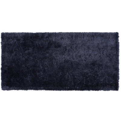 Beliani Shaggygy Rug Evren Dark Blue 80 X 150 Cm - image 1