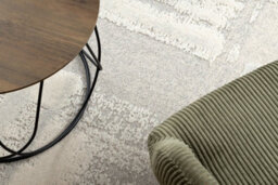 RugsX Flux 461.43.ae110 Wool Carpet Osta - Geometric, Structural, Loft Cream Grey 80X140 Cm - thumbnail 5