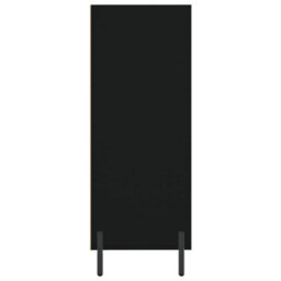 Berkfield Shelf Cabinet Black 69.5X32.5X90 Cm Engineered Wood - thumbnail 5