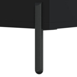 Berkfield Shelf Cabinet Black 69.5X32.5X90 Cm Engineered Wood - thumbnail 7