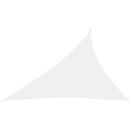 Berkfield Sunshade Sail Oxford Fabric Triangular 3X4X5 M White