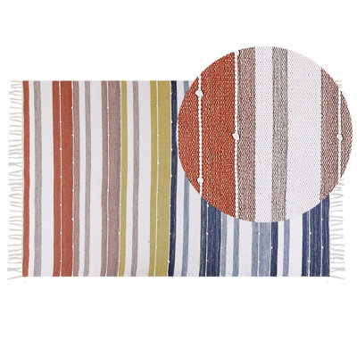 Beliani Outdoor Rug Tozakli Multicolour 140 X 200 Cm - image 1
