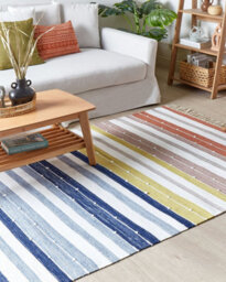 Beliani Outdoor Rug Tozakli Multicolour 140 X 200 Cm - thumbnail 2
