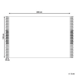 Beliani Outdoor Rug Tozakli Multicolour 140 X 200 Cm - thumbnail 3