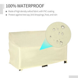 Outsunny Outdoor Furniture Cover 2 Seater Loveseat Protection 140X84X94Cm - thumbnail 5