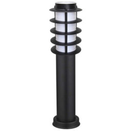 Long Life Lamps Company Modern Outdoor Bollard Light Stainless Steel Opaque Diffuser Zlc309Bk