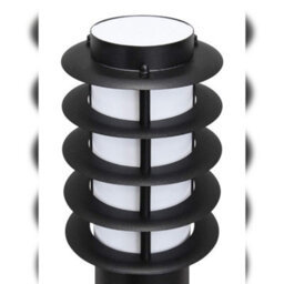 Long Life Lamps Company Modern Outdoor Bollard Light Stainless Steel Opaque Diffuser Zlc309Bk - thumbnail 5